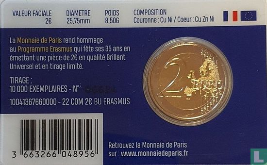 France 2 euro 2022 (coincard) "35 years Erasmus Programme" - Image 2
