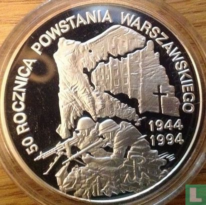 Pologne 300000 zlotych 1994 (BE) "50th anniversary Warsaw uprising" - Image 2