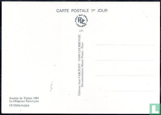 Postkoets Parijs-Lyon - Afbeelding 2