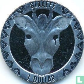 Sierra Leone 1 Dollar 2022 "Giraffe" - Bild 2