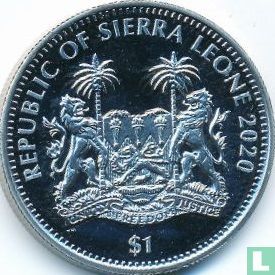 Sierra Leone 1 dollar 2020 "Big cats - Panther" - Image 1