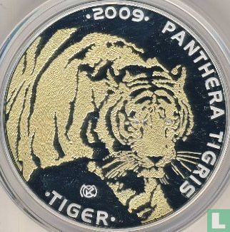 Kazachstan 100 tenge 2009 (PROOF) "Tiger" - Afbeelding 1