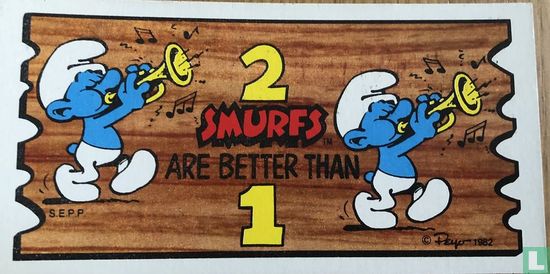 2 Smurfs are better than 1 - Afbeelding 1