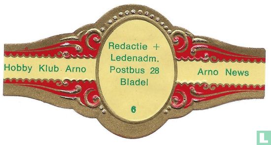 Redactie + Ledenadm. Postbus 28 Bladel 6 - Hobby Klub Arno - Arno News - Image 1