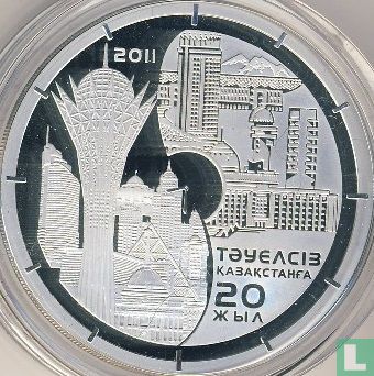 Kazachstan 500 tenge 2011 (PROOF) "20 years Independence of Kazakhstan" - Afbeelding 1