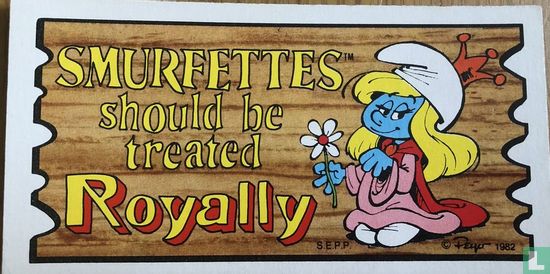 Smurfettes should be treated Royally - Image 1