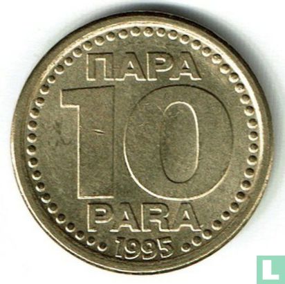 Yugoslavia 10 para 1995 - Image 1