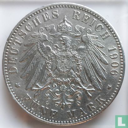 Bremen 5 mark 1906 - Image 1
