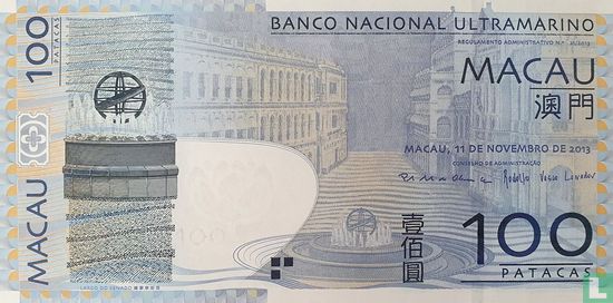 Macau 100 Patacas - Image 1
