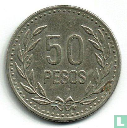 Colombia 50 pesos 1993 - Afbeelding 2