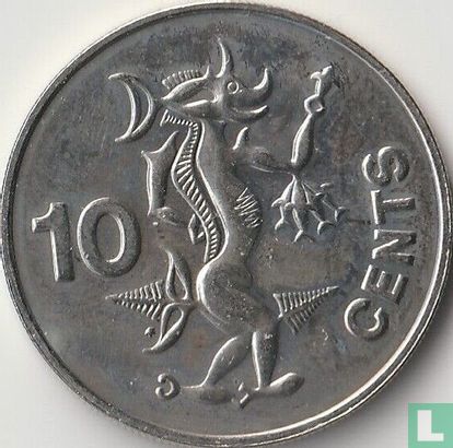 Salomonseilanden 10 cents 1981 - Afbeelding 2