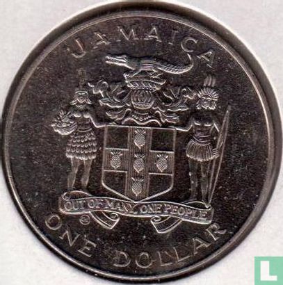 Jamaica 1 dollar 1982 "Football World Cup in Spain" - Afbeelding 2