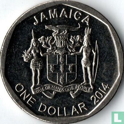 Jamaika 1 Dollar 2014 - Bild 1