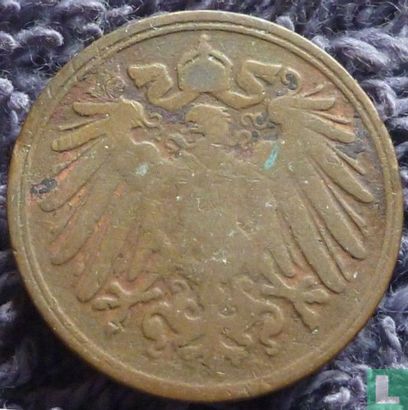 Empire allemand 1 pfennig 1891 (D) - Image 2