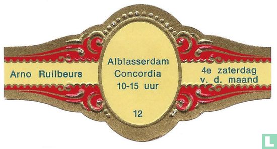 Alblasserdam Concordia 10-15 uur - Arno Ruilbeurs - 4e Zaterdag v.d. maand - Image 1