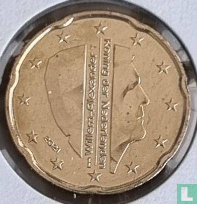 Netherlands 20 cent 2021 - Image 1