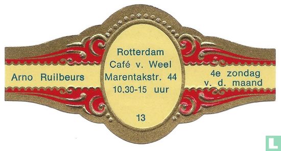Rotterdam Café v. Weel Marentakstr. 44 10.30-15 uur - Arno Ruilbeurs - 4e Zondag v.d. maand - Bild 1