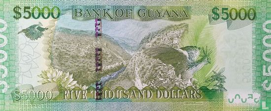 Guyana 5000 Dollars - Afbeelding 2