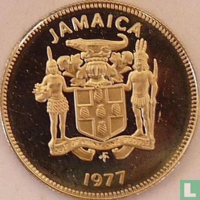 Jamaica 5 cents 1977 (PROOF) - Image 1
