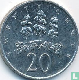 Jamaïque 20 cents 1986 - Image 2