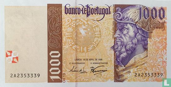 Portugal 1000 Escudos - Image 1