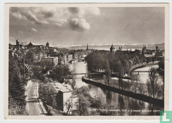 Zurich Zürich Schweiz Switzerland 1953 Postcard - Image 1