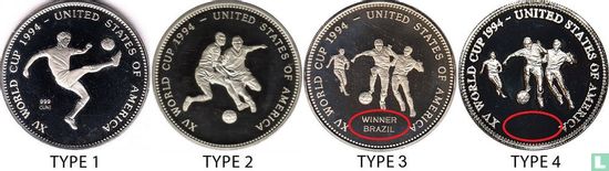 Zambie 2000 kwacha 1994 (BE - type 1) "Football World Cup in USA" - Image 3