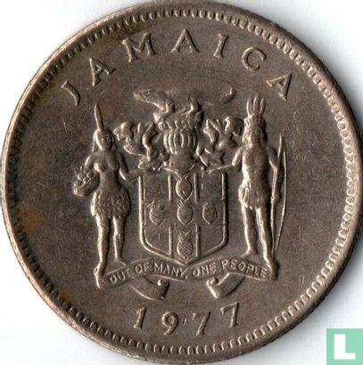 Jamaica 5 cents 1977 (type 1) - Image 1
