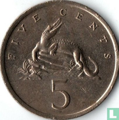 Jamaïque 5 cents 1977 (type 1) - Image 2