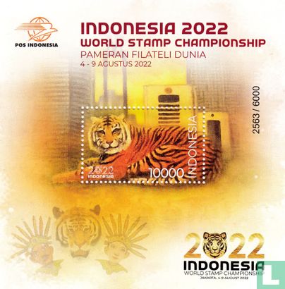 Briefmarkenweltausstellung Jakarta '2022, Indonesien