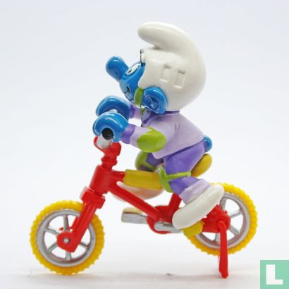 Smurf op BMX-fiets - Afbeelding 3