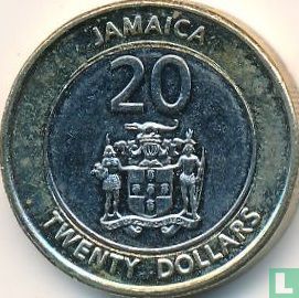 Jamaïque 20 dollars 2017 - Image 2