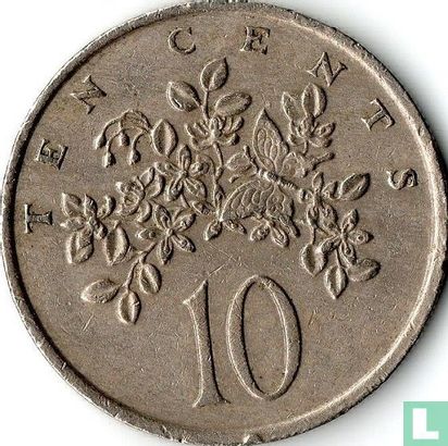 Jamaica 10 cents 1975 (type 1) - Image 2