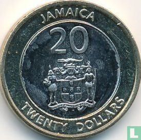 Jamaïque 20 dollars 2018 - Image 2