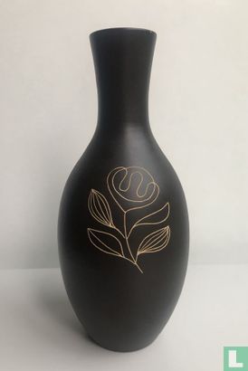 Vase 536 - marron avec décoration - Image 1