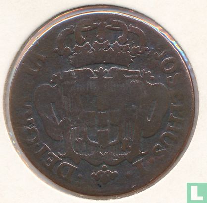 Portugal 10 réis 1763 (JOSEPHUS) - Image 2