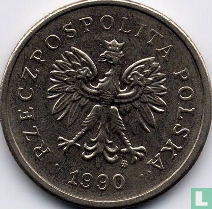 Polen 1 zloty 1990 (koper-nikkel) - Afbeelding 1