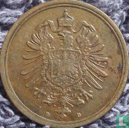 Duitse Rijk 1 pfennig 1888 (D) - Afbeelding 2
