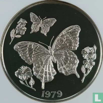 Jamaika 10 Dollar 1979 (PP) "Jamaican swallowtail" - Bild 1
