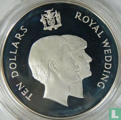 Jamaika 10 Dollar 1981 (PP) "Royal Wedding of Prince Charles and Lady Diana" - Bild 2