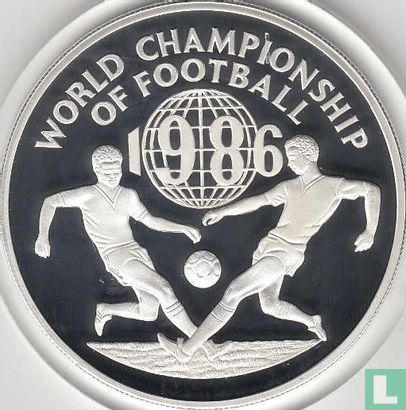 Jamaïque 25 dollars 1986 (BE) "Football World Cup in Mexico" - Image 1