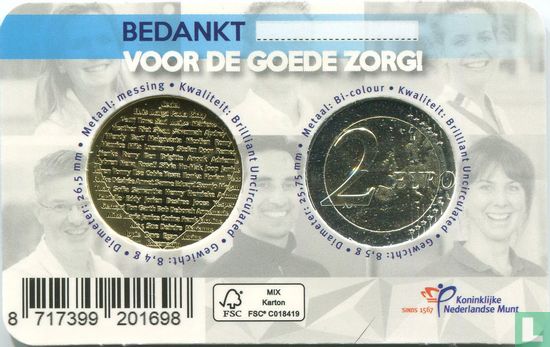 Netherlands 2 euro 2022 (coincard) "Coin for the Healthcare" - Image 2