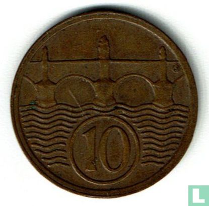 Czechoslovakia 10 haleru 1925 - Image 2