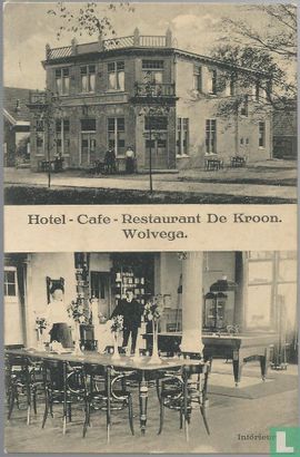 Hotel - Cafe - Restaurant De Kroon. Wolvega.
