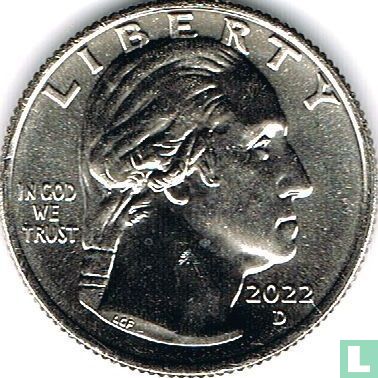 United States ¼ dollar 2022 (D) "Nina Otero-Warren" - Image 1