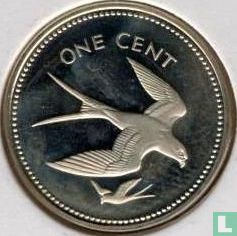 Belize 1 cent 1974 (PROOF - silver) "Swallow-tailed kite" - Image 2