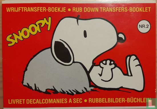 Wrijftransfer-boekje Snoopy - Bild 1