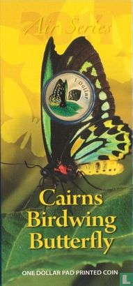 Australie 1 dollar 2011 (folder) "Cairns birdwing butterfly" - Image 1