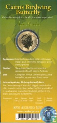 Australië 1 dollar 2011 (folder) "Cairns birdwing butterfly" - Afbeelding 2