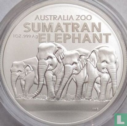 Australien 1 Dollar 2022 "Sumatran elephant" - Bild 2